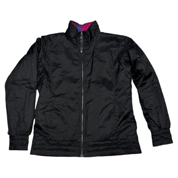 The North Face REVERSIBLE Plaid Insulated Windbreaker Spring Fall Light Jacket M - Picture 2 of 10